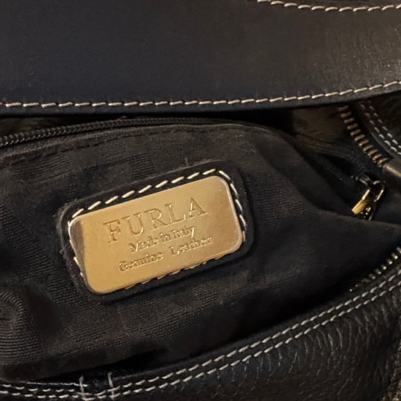 Furla Classic Black Hobo Bag - Picture 3 of 5